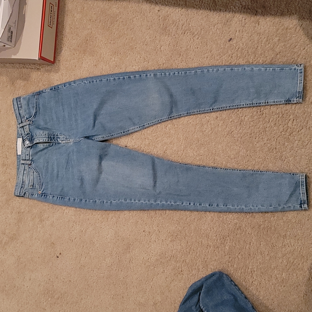 Topshop Tall Jamie Jeans W34 L36 light blue